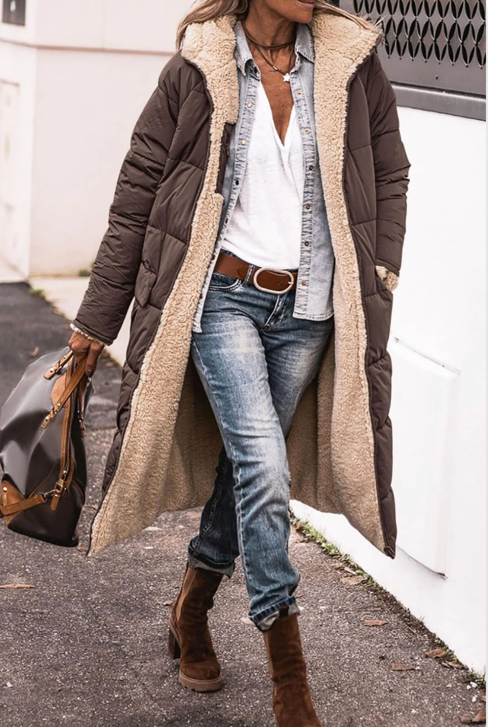 VERA ™ | Omkeerbare Warme Sherpa-Parka