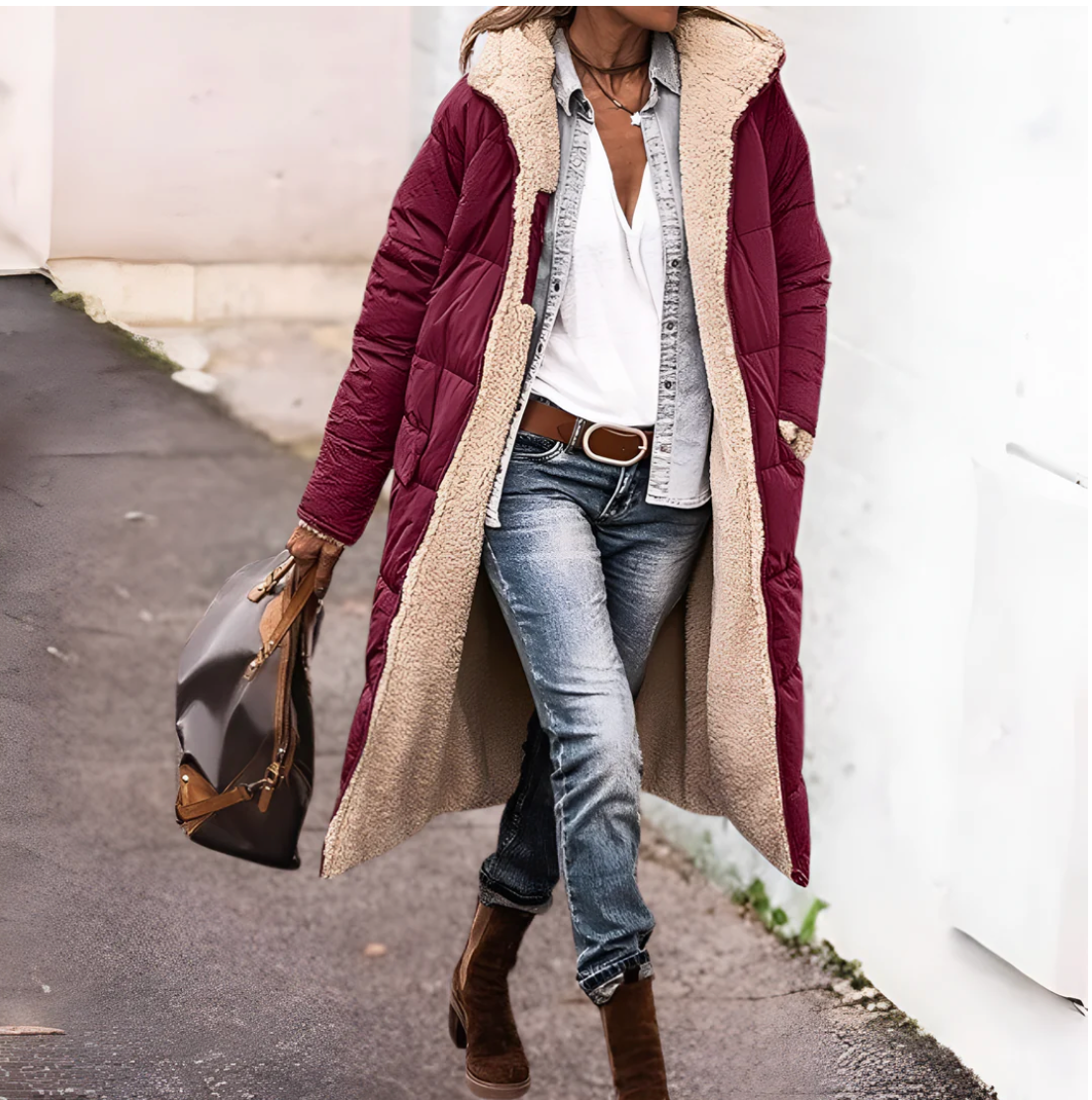 VERA ™ | Omkeerbare Warme Sherpa-Parka